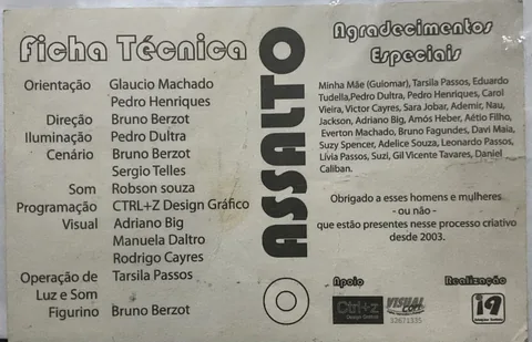 O Assalto — ficha técnica