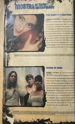 Programação teatral — 2008