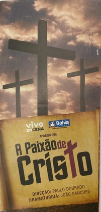 A Paixão de Cristo — Vivo EnCena — Capa do programa