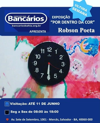Por Dentro da Cor — Sindicato dos Bancários da Bahia — Cartaz oficial