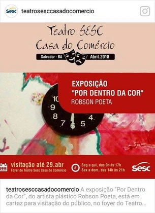 Por Dentro da Cor — Teatro Sesc Casa do Comércio — Registro institucional