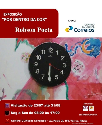 Por Dentro da Cor — Centro Cultural Correios — Cartaz oficial