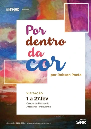 Por Dentro da Cor — Centro de Formação Artesanal — Pelourinho — Cartaz oficial